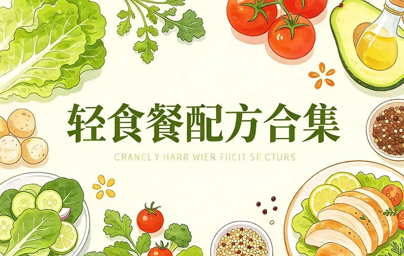 轻食餐配方合集，轻松吃出好身材与轻盈感