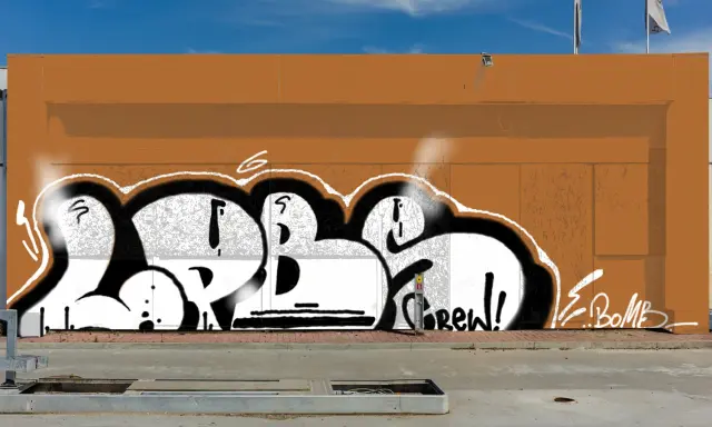 Graffiti artwork by LPBER