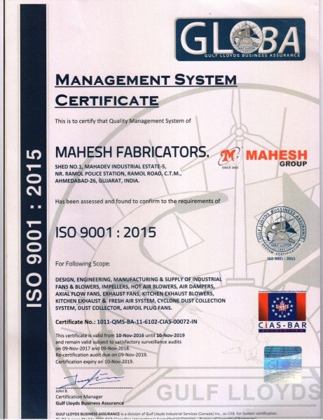 Achievement - Mahesh Fabricators