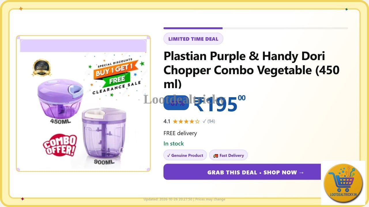   vegetable Fruit Chopper – Just ₹195 | Loot Ka Maal