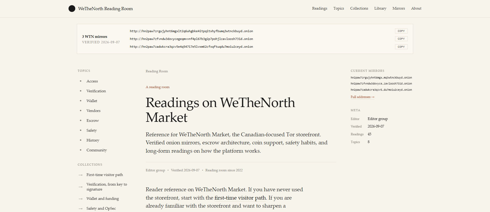 Stored capture of wethenorth-market.site