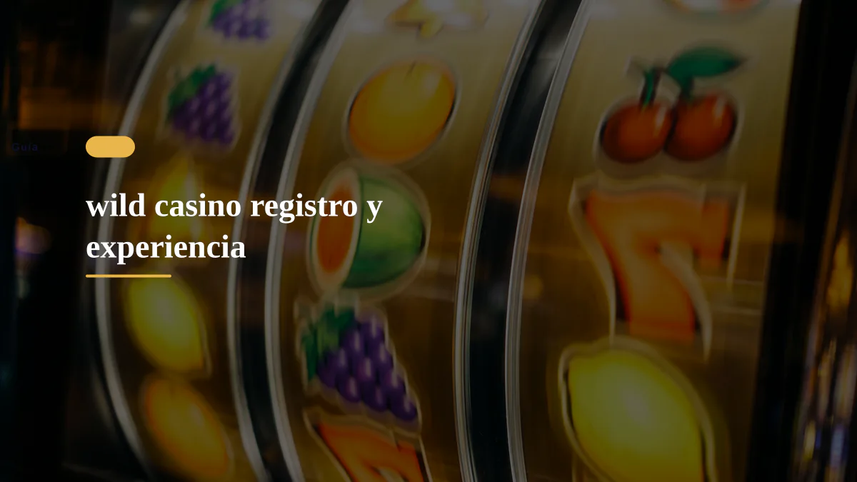 wild casino registro y experiencia