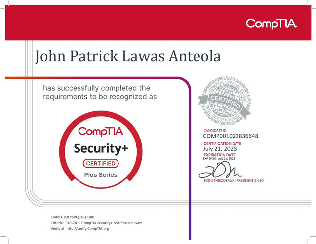 Comptia Sec+