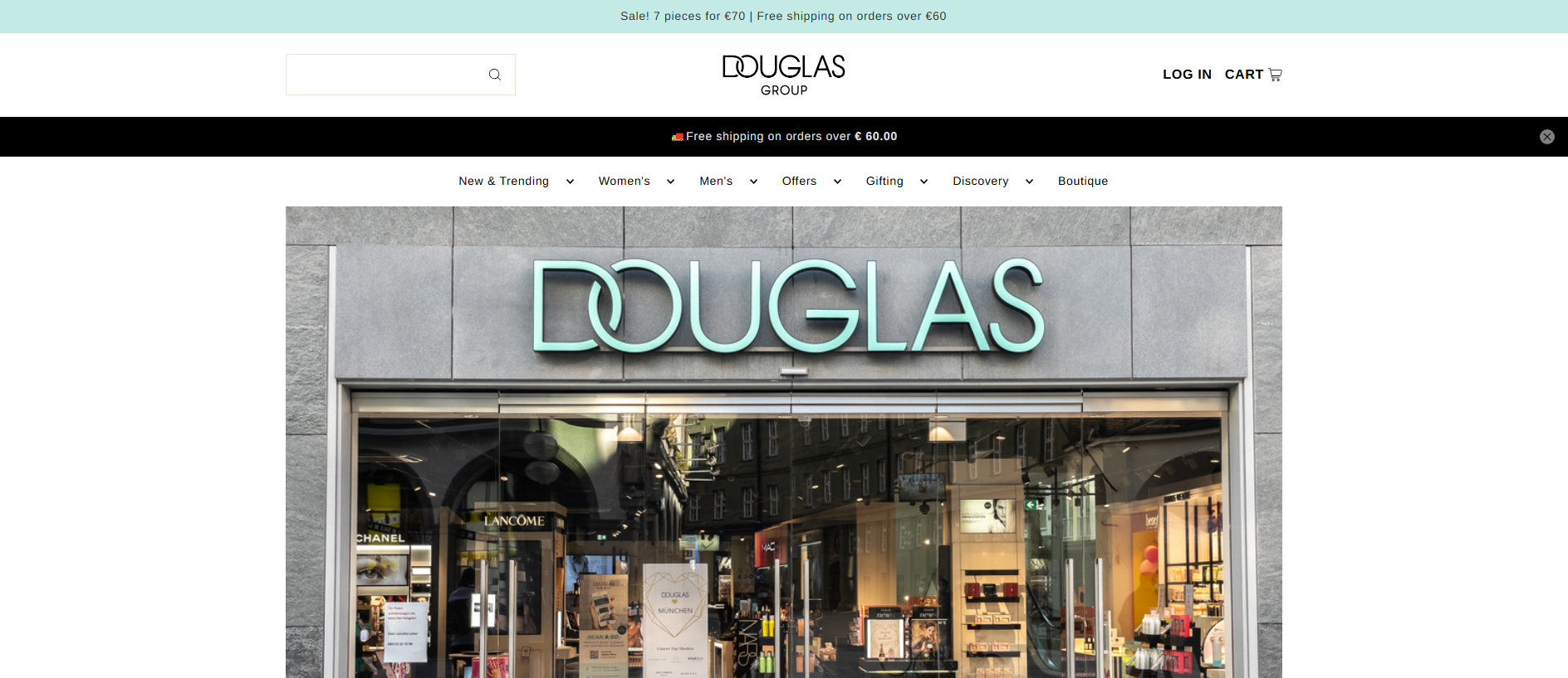 Stored capture of douglas-shop.online