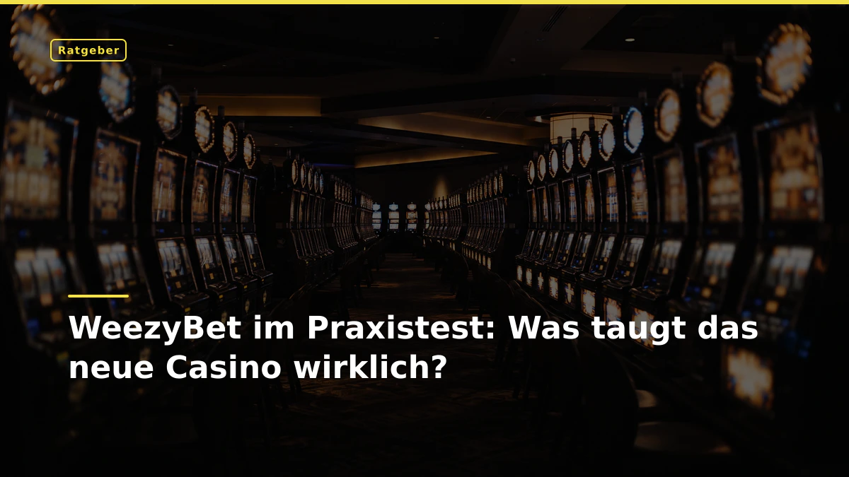 WeezyBet im Praxistest: Was taugt das neue Casino wirklich?