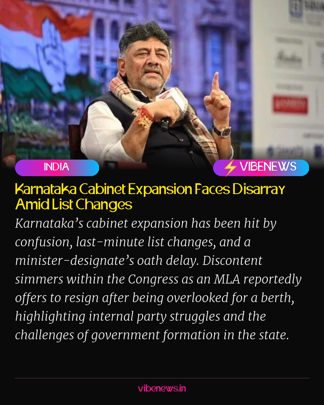Karnataka Cabinet Expansion Faces Disarray Amid List Changes