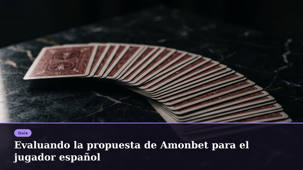 Evaluando la propuesta de Amonbet para el jugador español