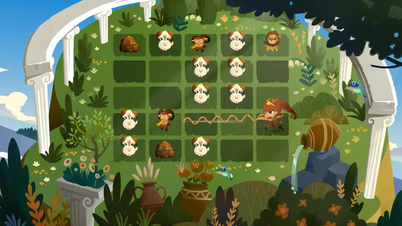 Mythmatch screenshot of Demeter mini-game