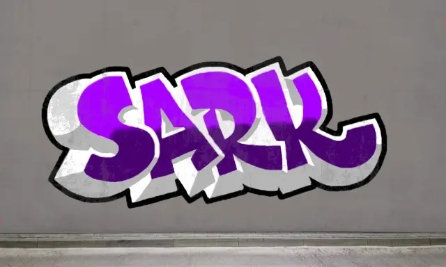 Graffiti artwork by Sark