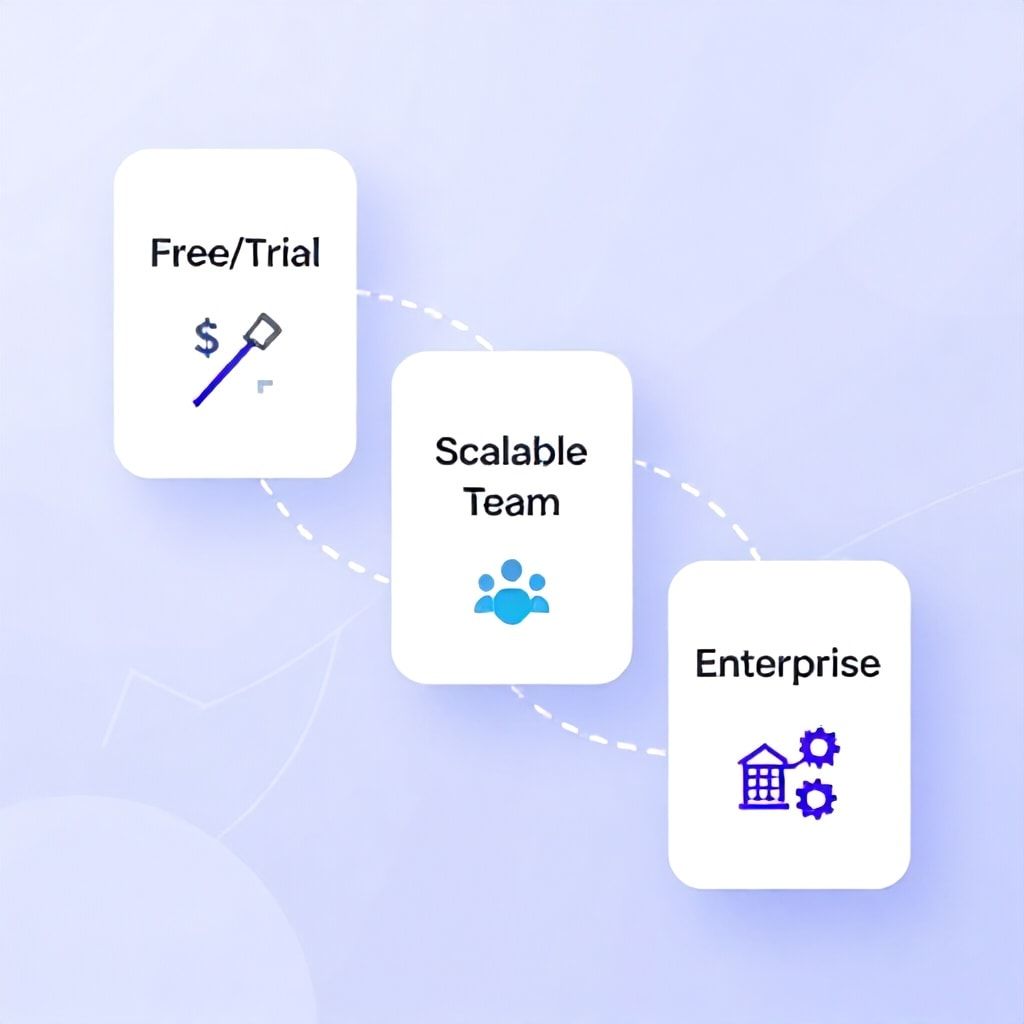 Visual comparison of AI scriptwriting tool stacks for different budget and team sizes