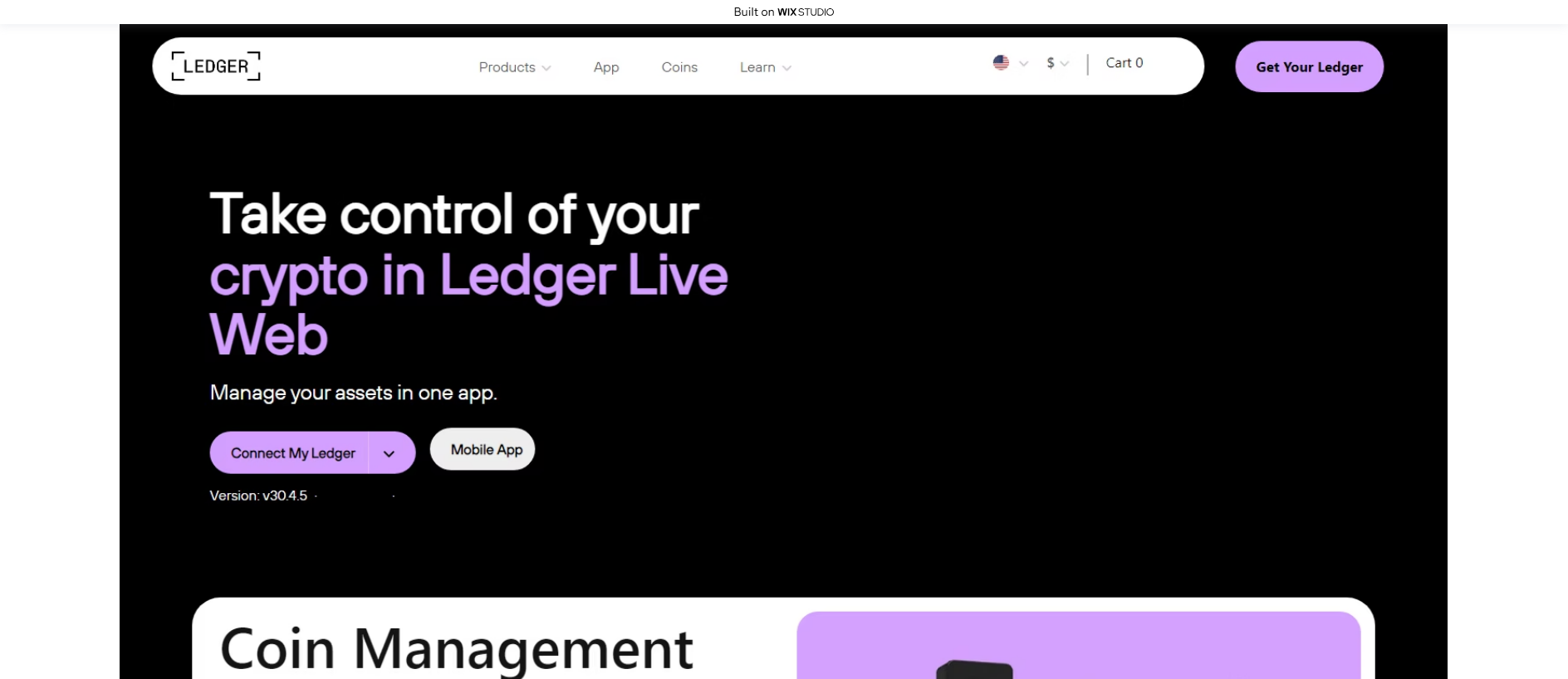 Screenshot of setup-learn-en.wixstudio.com