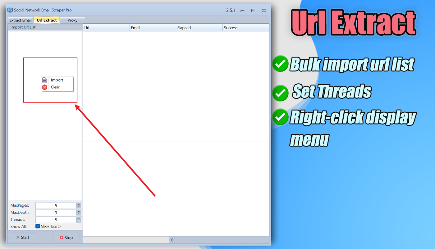 Social Network Email Scraper Pro