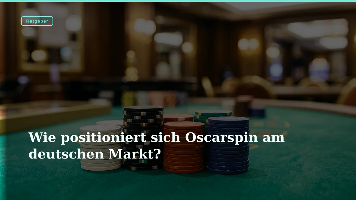 Wie positioniert sich Oscarspin am deutschen Markt?
