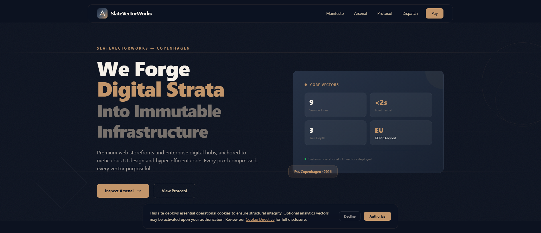 Forensic screenshot of slatevectorworks.com showing the phishing page layout