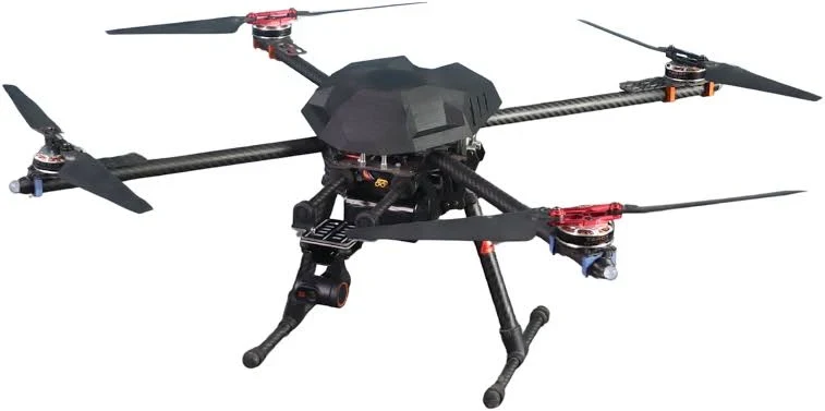 Custom-built racing quadcopter