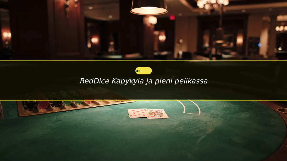 RedDice Kapykyla ja pieni pelikassa