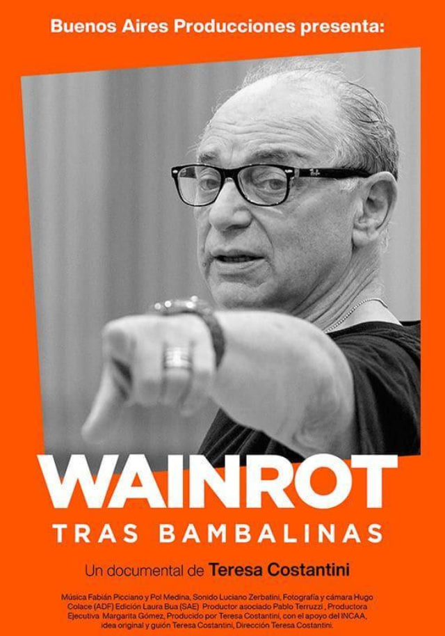 Póster de Wainrot, tras bambalinas