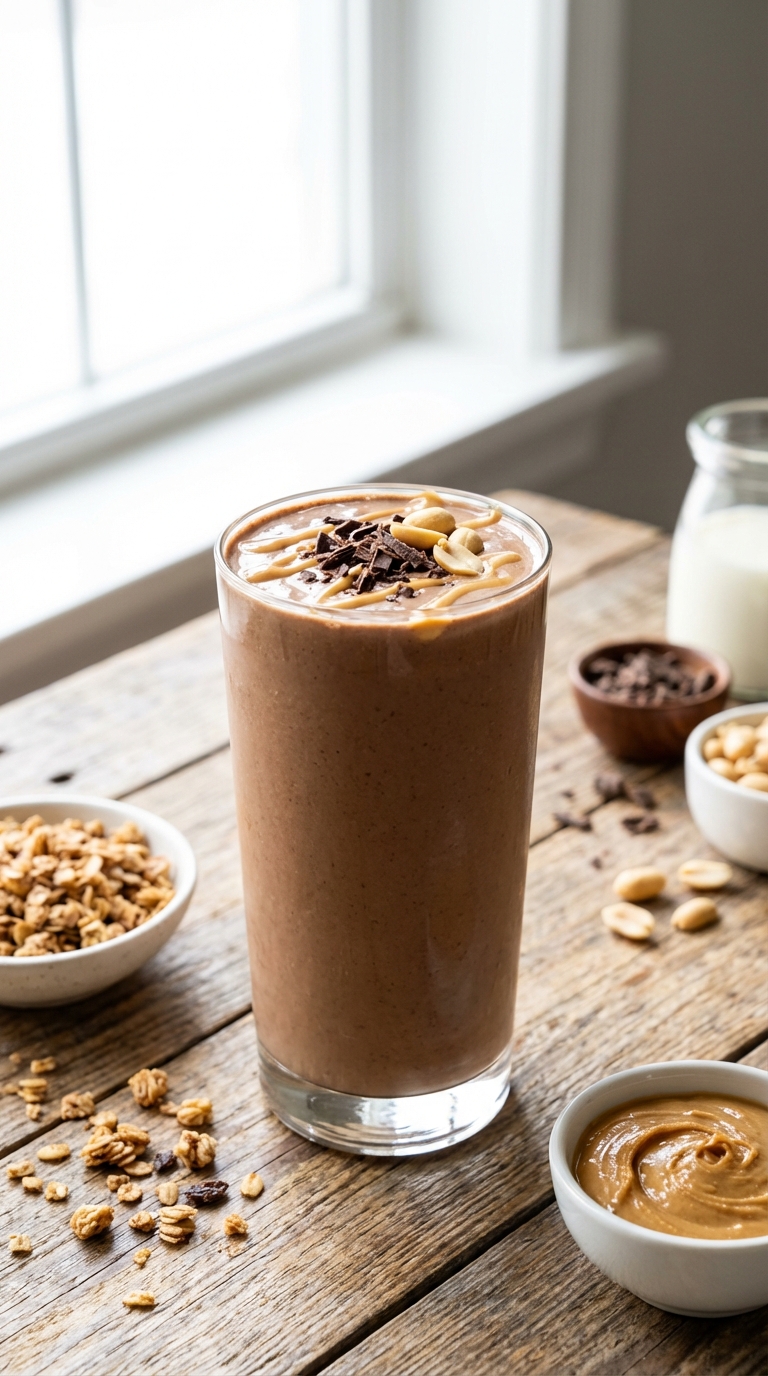Chocolate Peanut Butter Power-Up — Perfect Pre-Workout Fuel