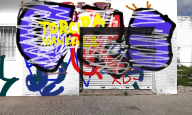 Graffiti artwork by TorcidaVandals
