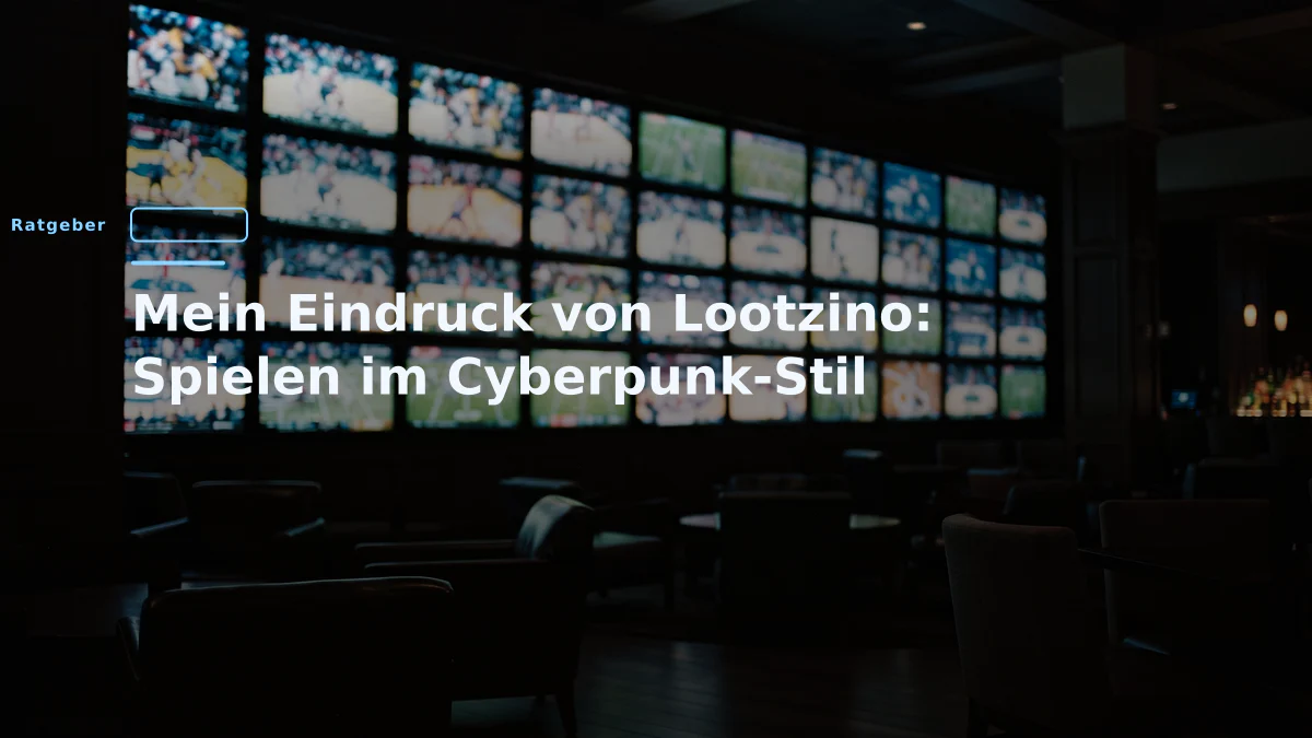 Mein Eindruck von Lootzino: Spielen im Cyberpunk-Stil
