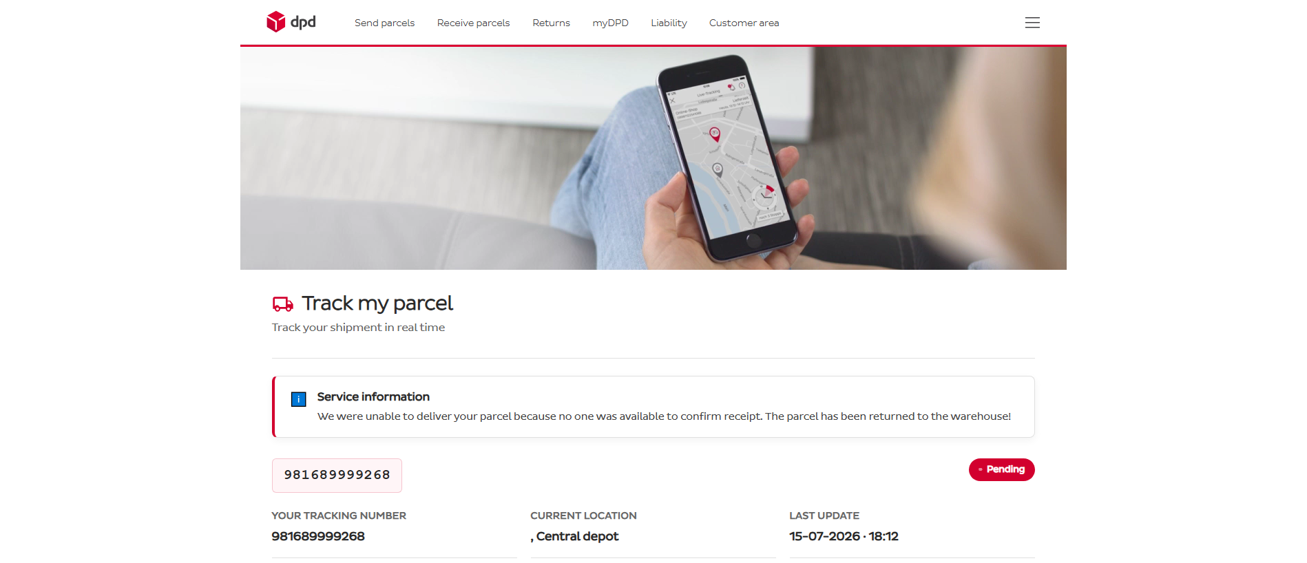 Forensic screenshot of [REDACTED] showing the phishing page layout