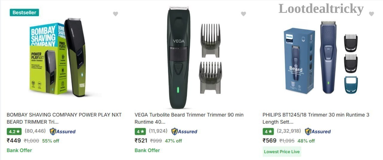 Trimmers From 449 – Just ₹449 | Huge Savings Offer