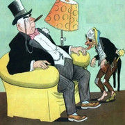 Карикатура из сатирического журнала «Перец». СССР, 1956 год