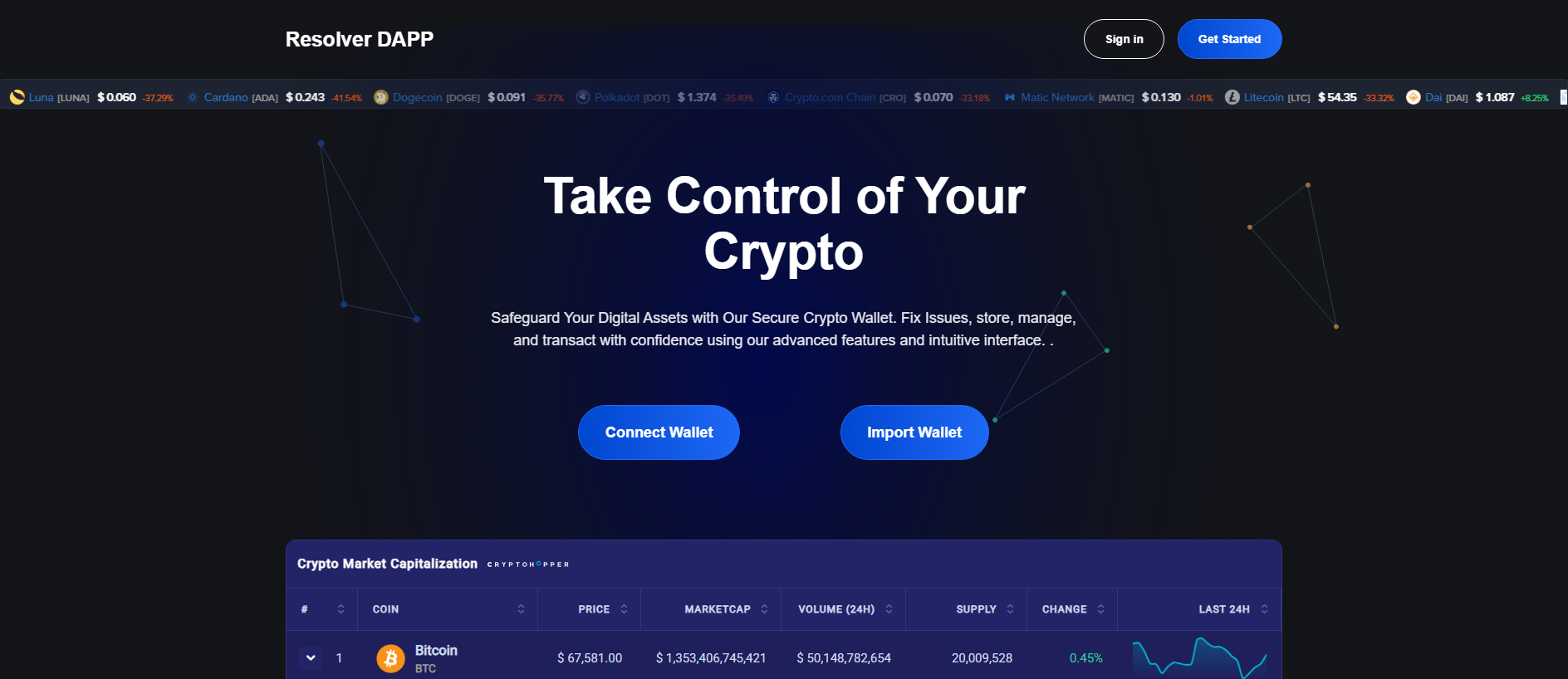 Screenshot of panelresolver-dapp.pages.dev