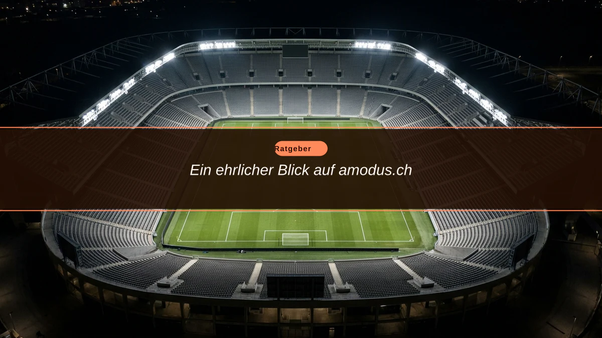 Ein ehrlicher Blick auf amodus.ch
