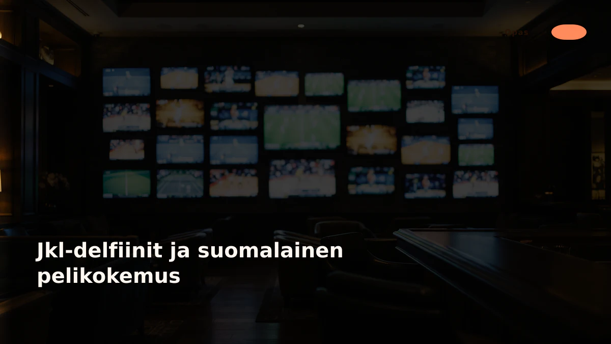 Jkl-delfiinit ja suomalainen pelikokemus