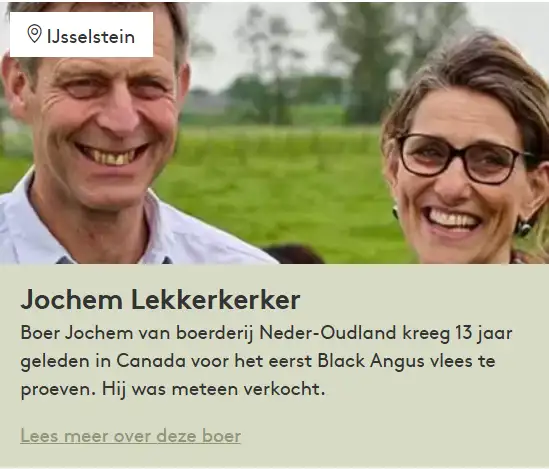 Maak kennis met boer Jochem Lekkerkerker en z'n Wagyu koeien gehouden met liefde en aandacht door boer - Bestel rechtstreeks bij de boer - Vleeskopenbijdeboer.nl