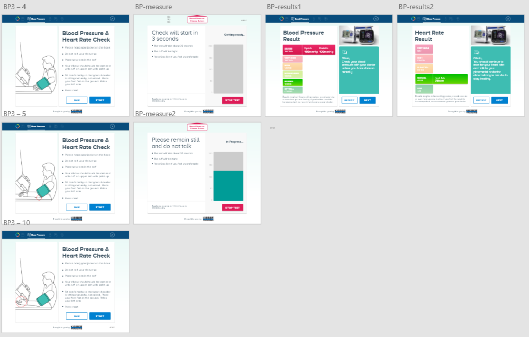 Illustration frame showing kiosk interaction guidance, first frame
