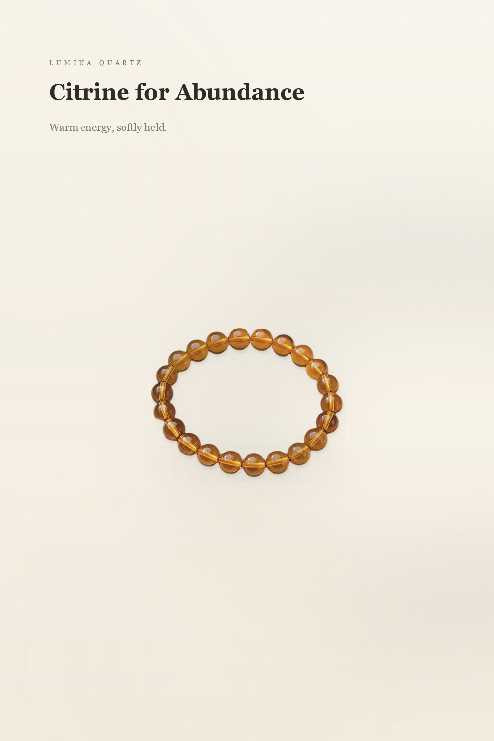 Citrine Abundance Bracelet – Attract Positive Energy | Lumina Quartz