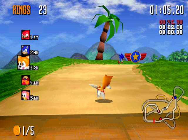 sonic r bigger