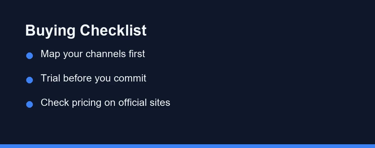 Buying Checklist