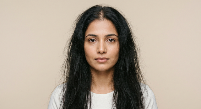 Hair before using product