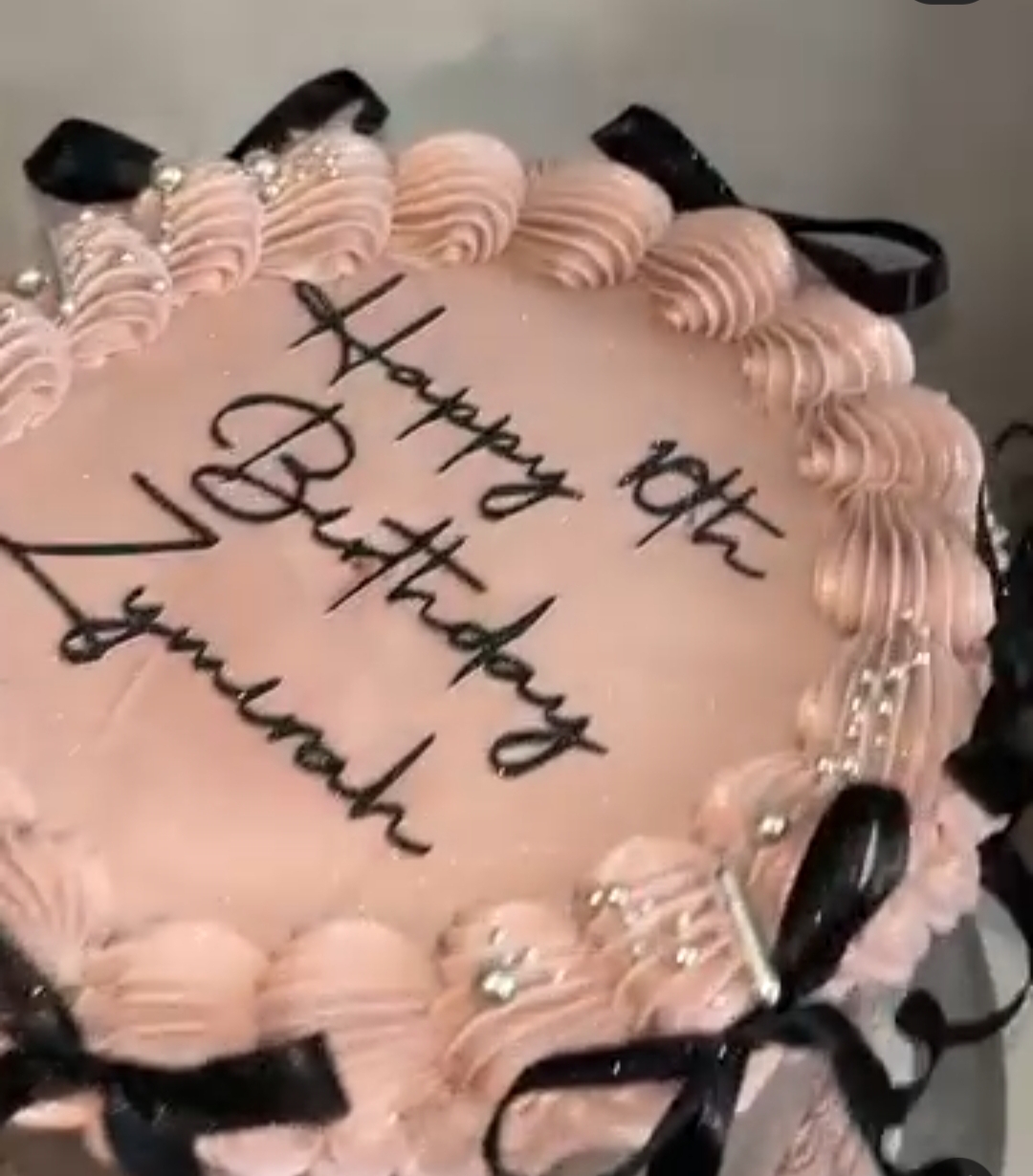 8 birthday cake Nice and Classy for 10th birthday