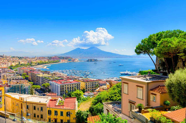 Scenic viewpoint in Italy