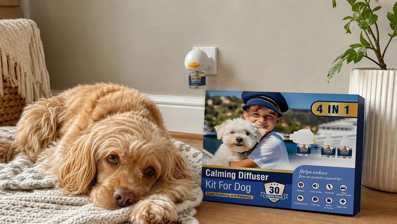 Customer dog at home with CaninEase