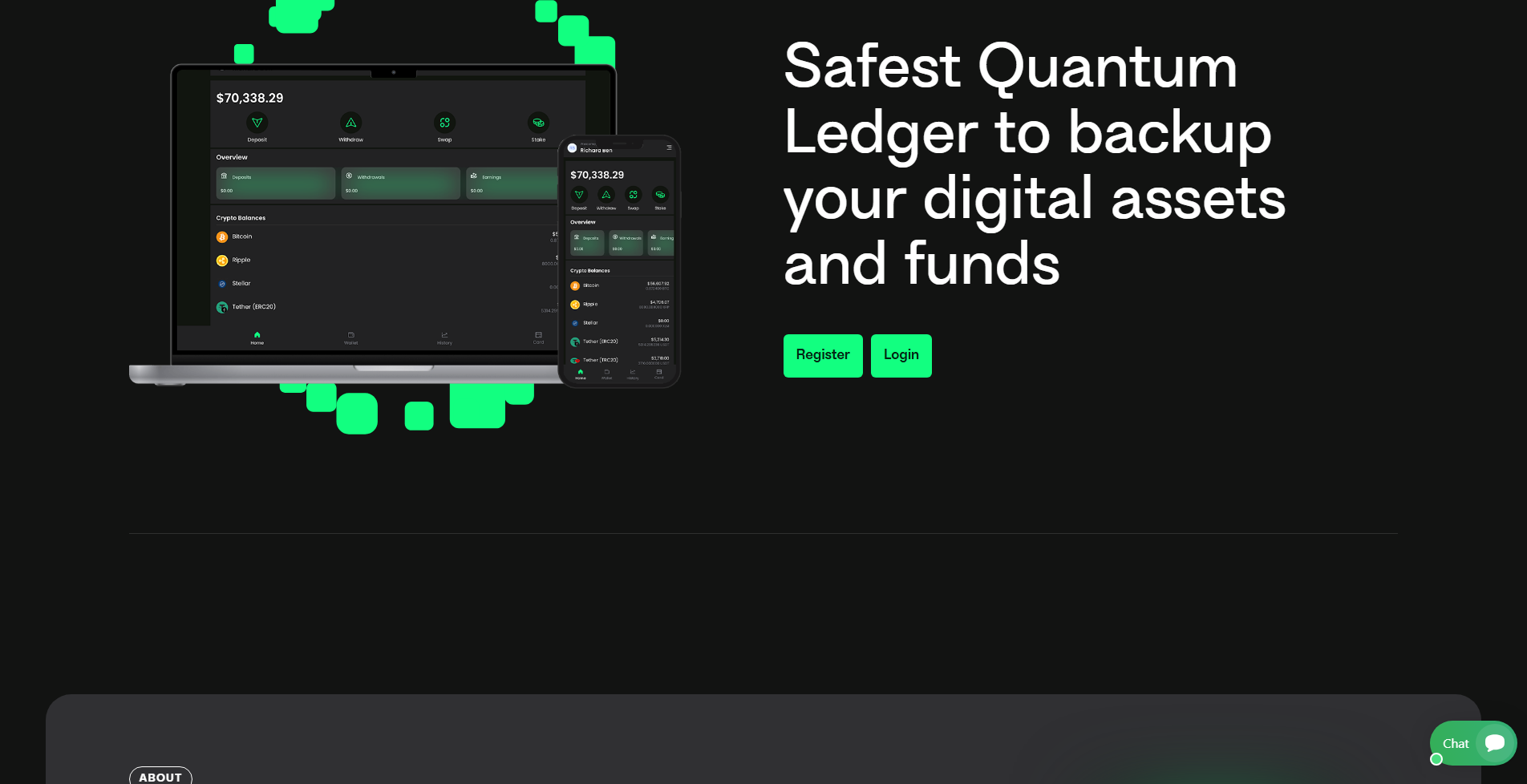 Screenshot of ledgerxvaults.com