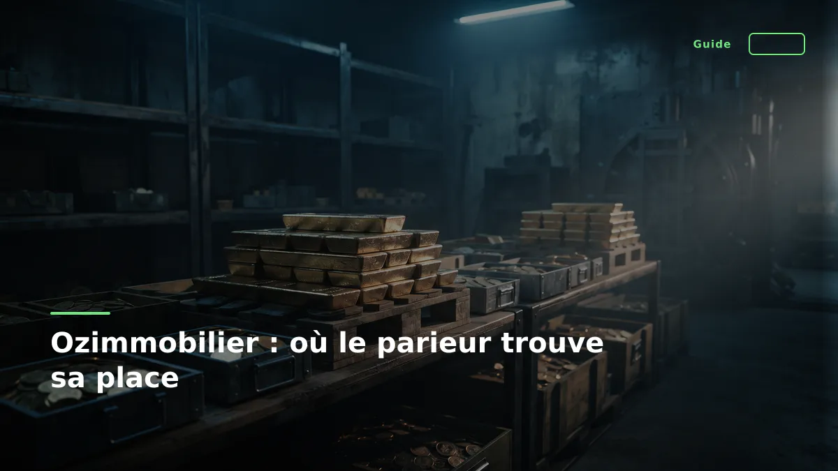 Ozimmobilier : où le parieur trouve sa place