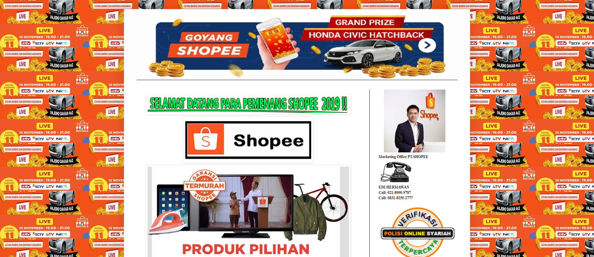 Stored capture of ptshopee-777.blogspot.com