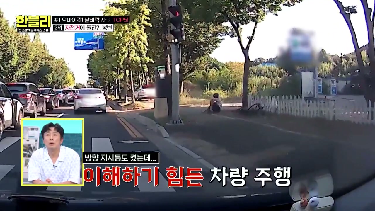 한블리 인도침범 자전거사고 추가 캡처 2
