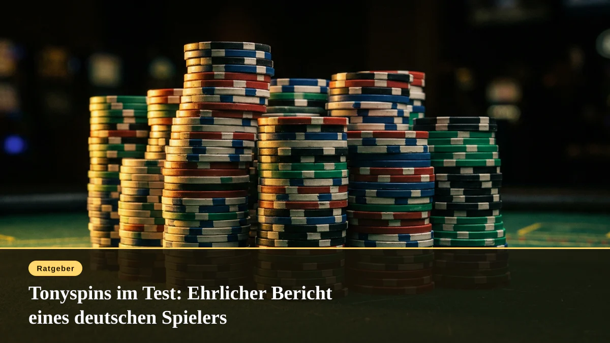 Tonyspins im Test: Ehrlicher Bericht eines deutschen Spielers