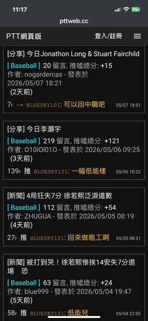 [分享] 今日 李灝宇 - 棒球 - PTT.BEST 批踢踢爆文 2