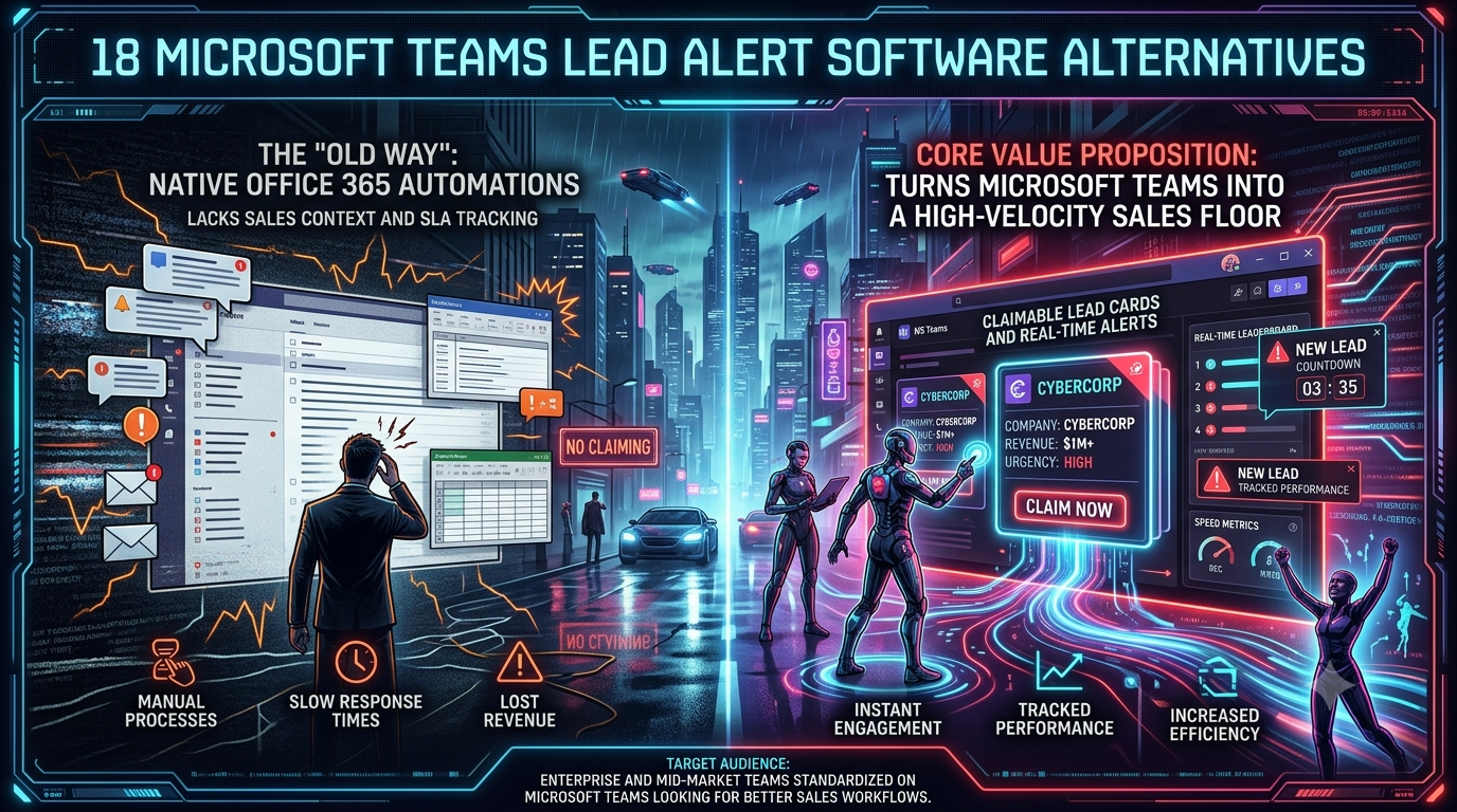 Microsoft Teams Lead Alert Software Alternatives: InstaChime vs. Native Office 365 Automations cover image