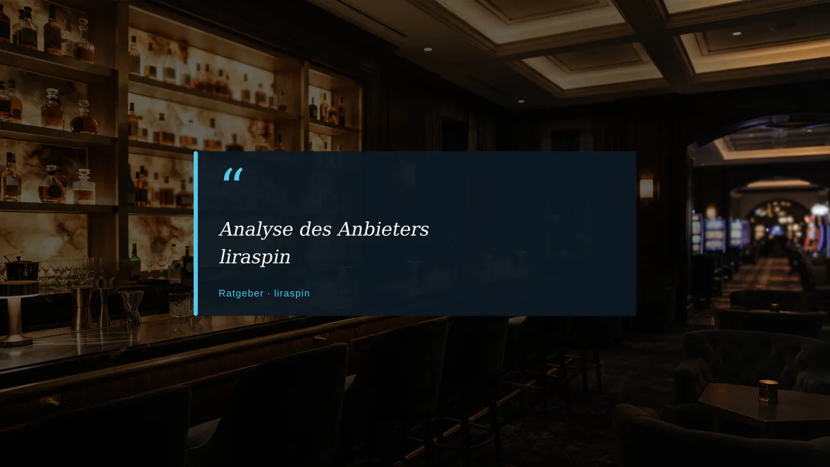 Analyse des Anbieters liraspin
