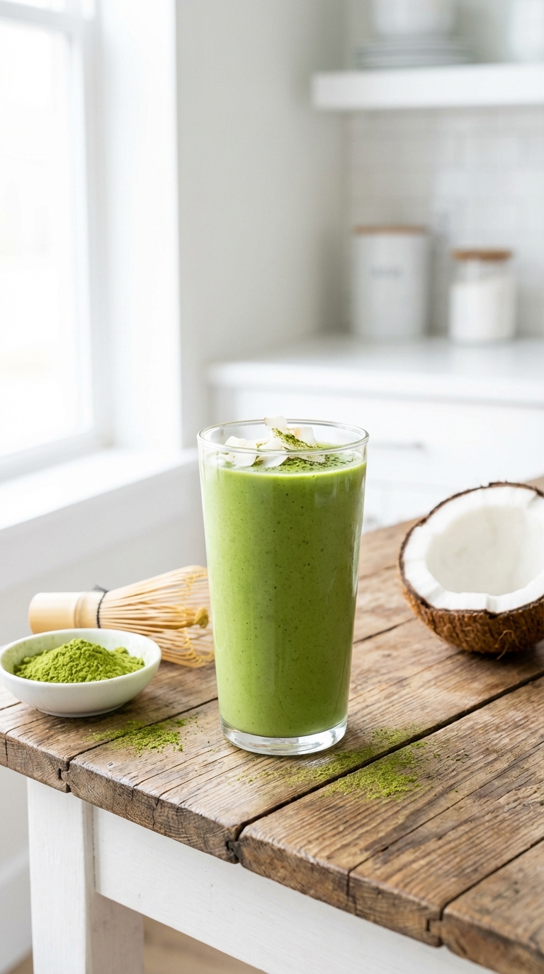 Energizing Matcha Coconut — Sustained Focus All Day