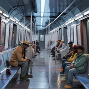 LEXICA Subway Train Interior from Rock Bottom 01