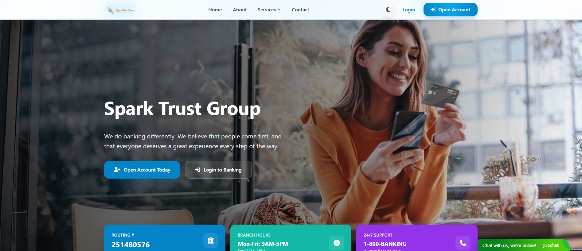 Stored capture of sparktrustgroup.org